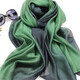 Solid Gradient Silk Scarf Thin Shawls And Wrap Long