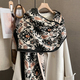 Winter Warm Cashmere Schal für Damen Luxus Pashmina Decke Dicker Schal Wrap Neckerchief Mode Bufanda Echarpe Poncho