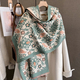 Winter Warm Cashmere Schal für Damen Luxus Pashmina Decke Dicker Schal Wrap Neckerchief Mode Bufanda Echarpe Poncho