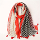 designer brand women scarf bohemia print lady shawls cotton feeling soft oversize hijabs neck headband tassel foulard