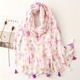 designer brand women scarf bohemia print lady shawls cotton feeling soft oversize hijabs neck headband tassel foulard