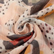 Soft Linen Cotton Leopard Print Tassel Scarf Shawl