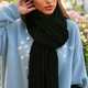 Thick Knitted Cashmere Scarf For Women Winter Warm Korean Style Neck Tie Bandana