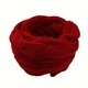 Solid Color Plush Knit Scarf With Wireless Ring