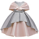 Elegant Kids Flower Girl Dress 2-Way Wear Wedding Ball Gown