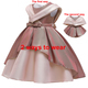 Elegant Kids Flower Girl Dress 2-Way Wear Wedding Ball Gown