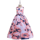 Elegant Flower Girl Dress With Christmas Costume Party Wedding Princess Gown