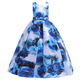 Elegant Flower Girl Dress With Christmas Costume Party Wedding Princess Gown