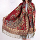Jacquard Paisley Pashmina Shawl With Tassel Borders