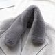 Faux Fur Neck Warmer Coat Collar - Wool Fleece Scarf For Women