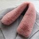 Faux Fur Neck Warmer Coat Collar - Wool Fleece Scarf For Women