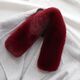 Faux Fur Neck Warmer Coat Collar - Wool Fleece Scarf For Women