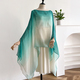 spring and summer women plain colour travel ethnic style shawl cotton linen feel thin type sunscreen beach towel split shawl