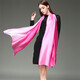 Gradient Silk Scarf For Women Long Shawls And Wraps