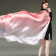 Gradient Silk Scarf For Women Long Shawls And Wraps