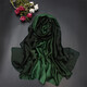 Gradient Silk Scarf For Women Long Shawls And Wraps