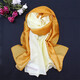 Gradient Silk Scarf For Women Long Shawls And Wraps