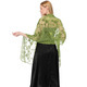 Women's Embroidered Sequin Evening Shawl Sheer Wrap Cape