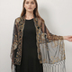 Sequin Peacock Tassel Shawl Scarf Long Cape Wraps For Women