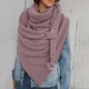 autumn winter woman scarf all match stripe stars pendant winter shawls finish shawl the four seasons design warm fashion scarves