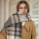 Streifen Kaschmirschal Damen Quaste Plaid Schal neu Winter warm Decke Schals dick Pashmina weich Hijab Wickel Echarpe Schal