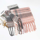 Streifen Kaschmirschal Damen Quaste Plaid Schal neu Winter warm Decke Schals dick Pashmina weich Hijab Wickel Echarpe Schal