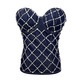 Denim Rhinestone Croppedy Women Top With Cups