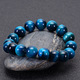 minimalist blue tiger eye stone beaded bracelet natural stone round beads bracelet for daily decoration