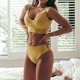 cinoon women seamless bra set thong low waist panties wire free bra bralette lingerie brassiere cotton female underwear set