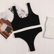 Women Seamless Bra Set High Waist Thongs Wireless Lingerie Sport Underwear
