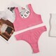 Women Seamless Bra Set High Waist Thongs Wireless Lingerie Sport Underwear