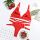 Fancy Wireless Bra Set With Ring Details For Women