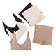 Seamless V-Neck Wireless Bra And Shorts Set