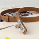 Cow Leather Rhinestone Buckle Belt For Jeans Luxury Star Style