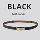 Cow Leather Rhinestone Buckle Belt For Jeans Luxury Star Style
