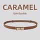 Cow Leather Rhinestone Buckle Belt For Jeans Luxury Star Style