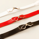 Elastic Skinny Belt For Dresses Ladies Waist Cinch Band