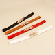 Elastic Fashion Belt For Women With Dress Coat Shirt Decorative Belt