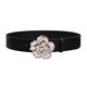 Vintage Graphic Print Pu Leather Hip Hop Belt For Women
