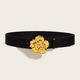 Vintage Graphic Print Pu Leather Hip Hop Belt For Women