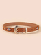 Western Buckle Embroidered Strap Jeans Belt