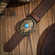 Decorative Printed Carved Denim Waistband Belt