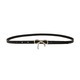 Bow Detail Skinny Belt With Candy Color Versatile Accessory