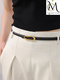 Retro Gold Buckle Genuine Leather Belt For Women