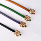 Fashion Rose Girdling Belt With Alloy Buckle For Women