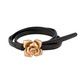 Fashion Rose Girdling Belt With Alloy Buckle For Women