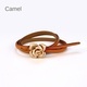 Fashion Rose Girdling Belt With Alloy Buckle For Women