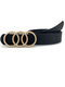 Round Buckle Gothic Punk Waist Belt For Women