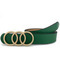Round Buckle Gothic Punk Waist Belt For Women