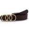 Round Buckle Gothic Punk Waist Belt For Women